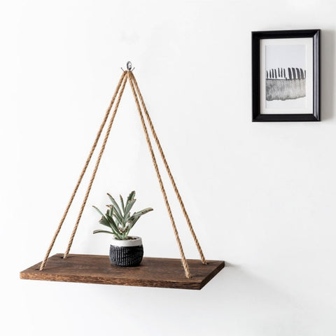 Hanging Wooden Decorative Shelf