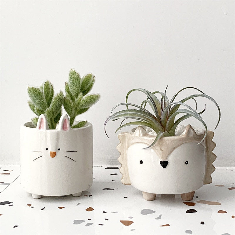 cute plant pots uk Adorable Animal Flower pot